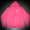 Hoodies Pink w/white